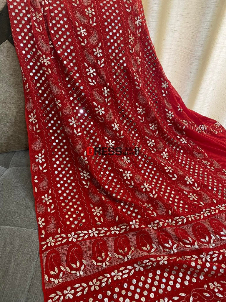 Chikankari gota 2025 patti suits online