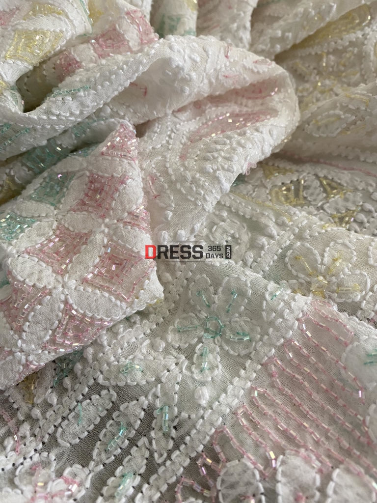 Designer Cut Dana Chikankari Suit Suits