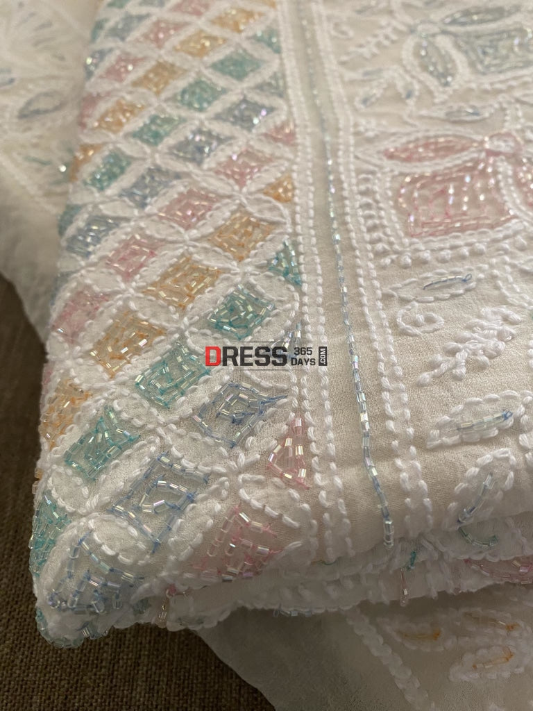 Designer Cut Dana Chikankari Suit Suits