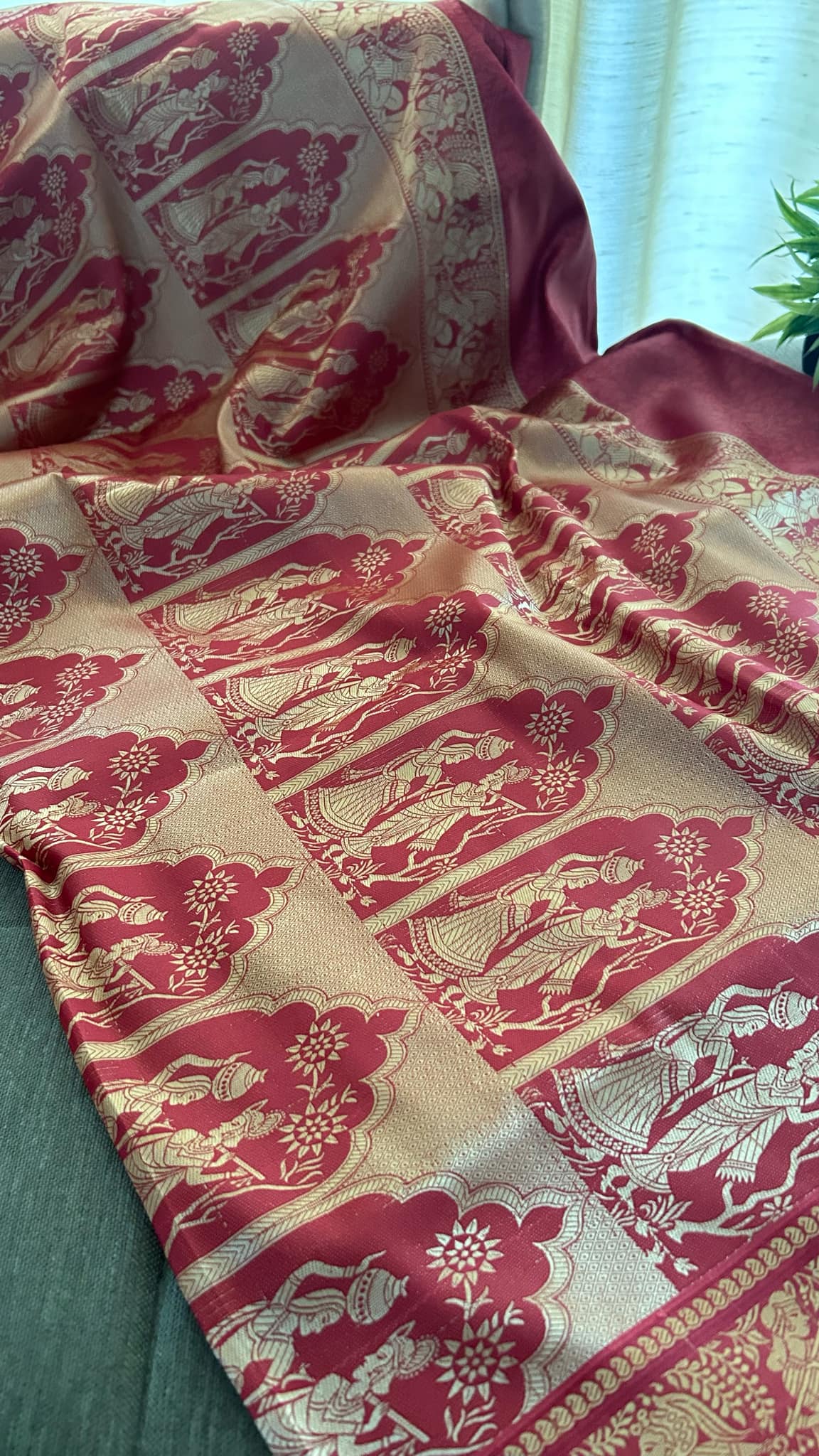 Mysore Art Silk Saree - Radha Krishna Collection