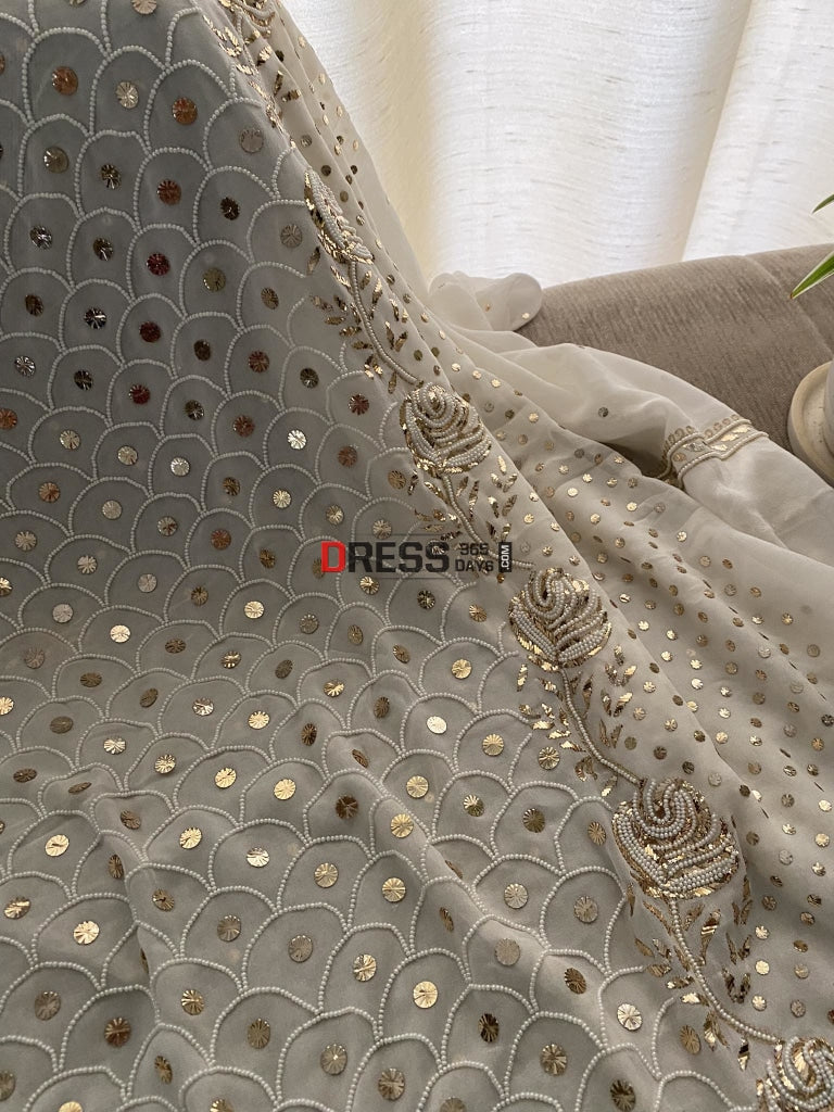 Masterpiece Kamdani & Pearl Suit Chikankari Suits