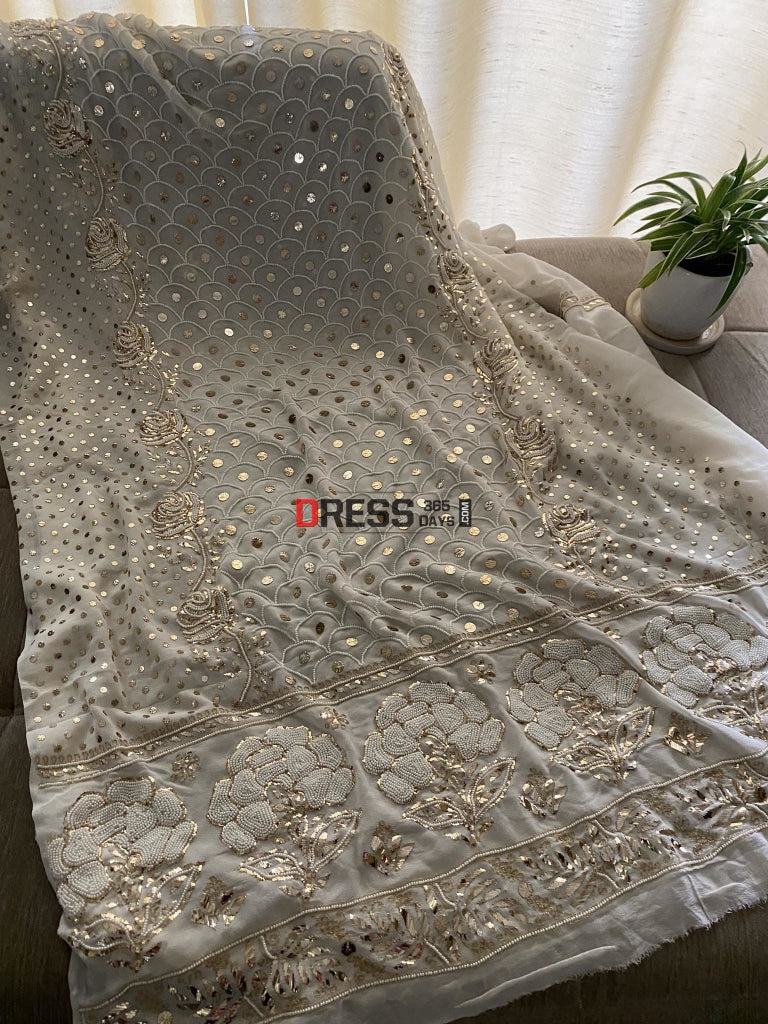 Masterpiece Kamdani & Pearl Suit Chikankari Suits