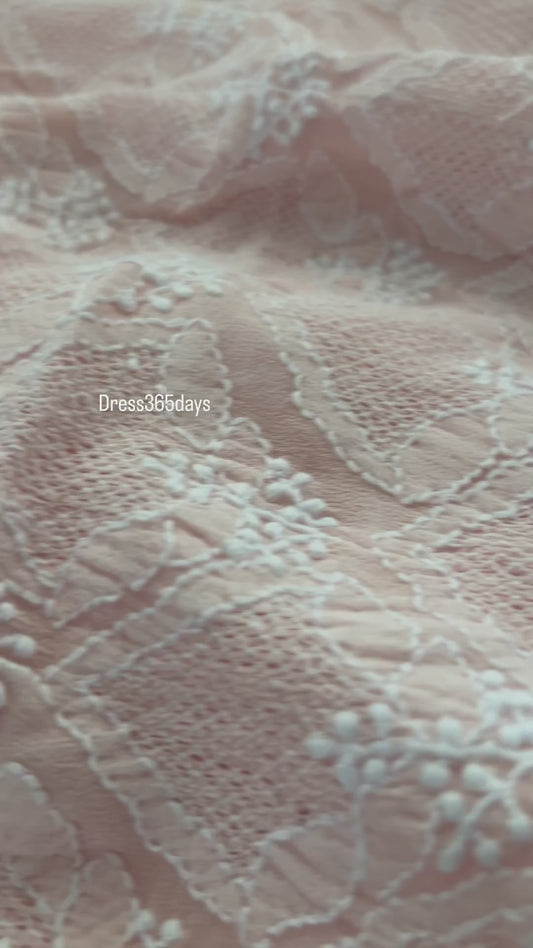 Peachy Pink Hand Jaali Chikankari Suit