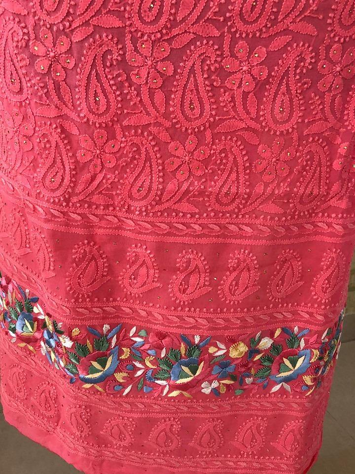 Parsi Ghara Chikankari Suit - Dress365days