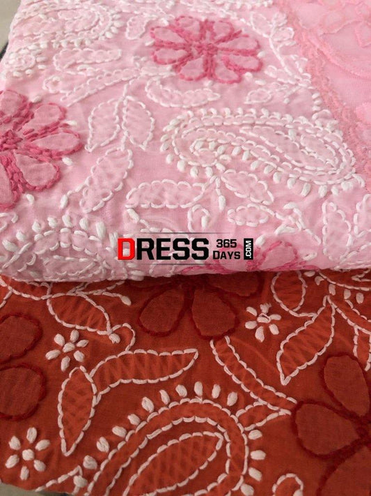 Cotton Chikankari Suits