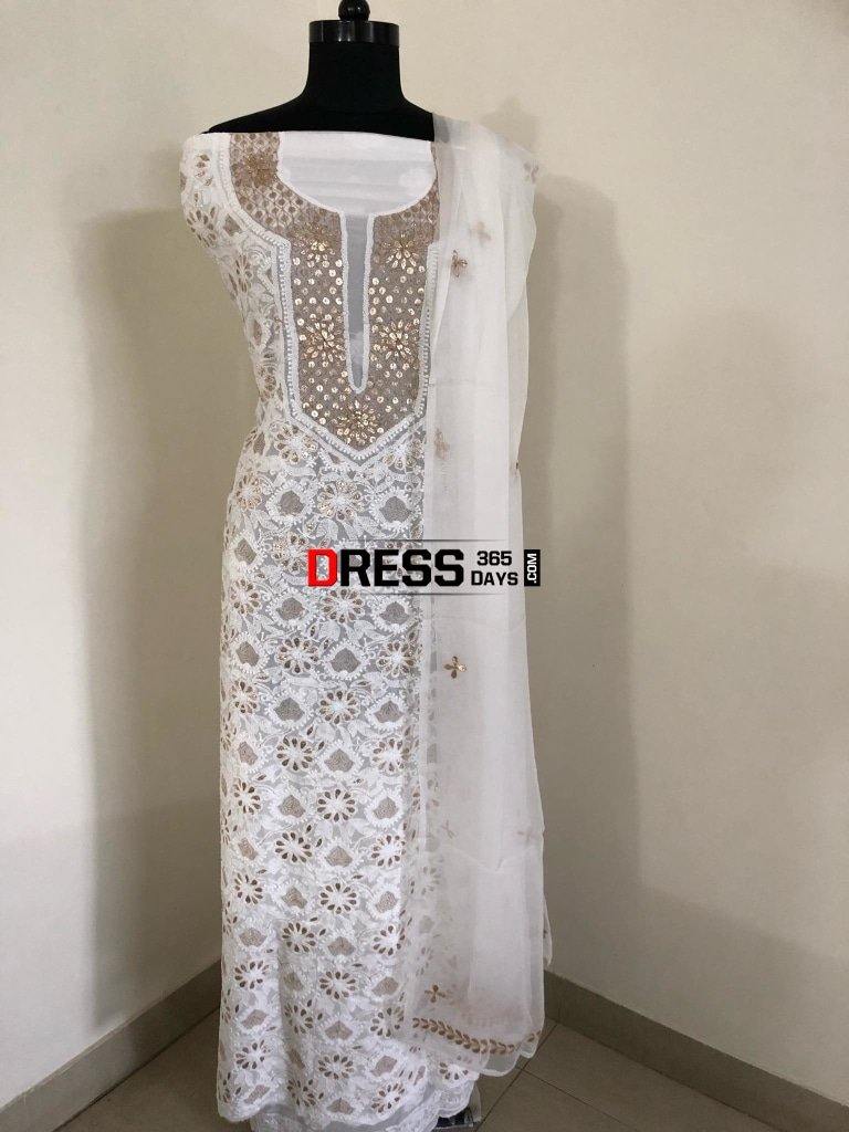 Gota Patti Chikankari Suit Suits