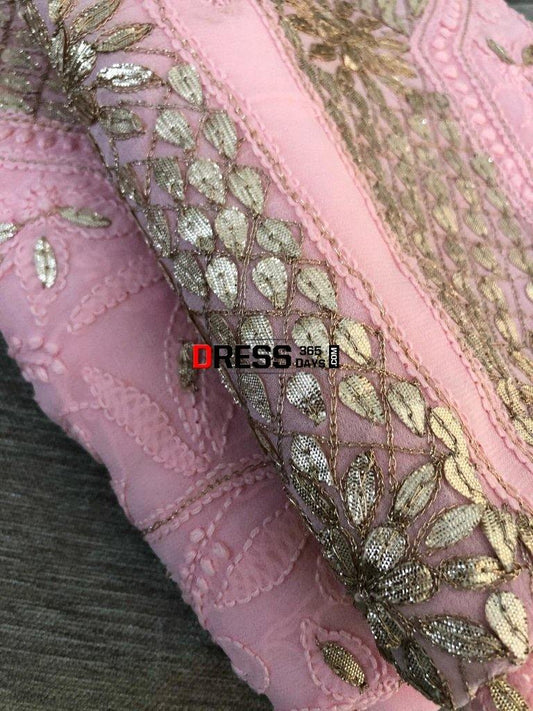 Gota Patti Chikankari Suit Suits