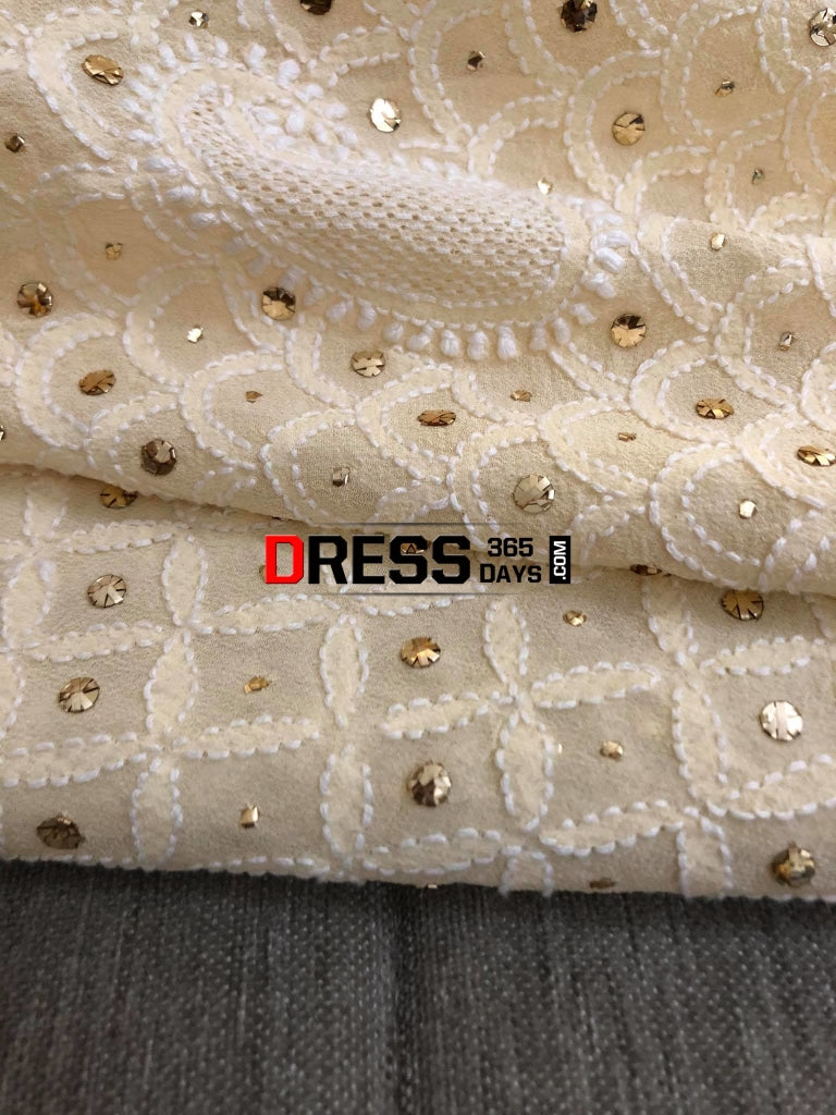 Closeup Chikankari Lehenga