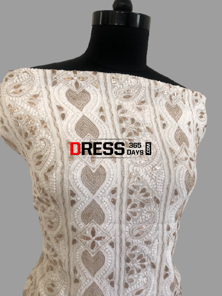 Ivory Gota Patti Chikankari Suit Suits