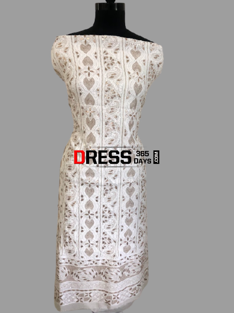 Ivory Gota Patti Chikankari Suit Suits