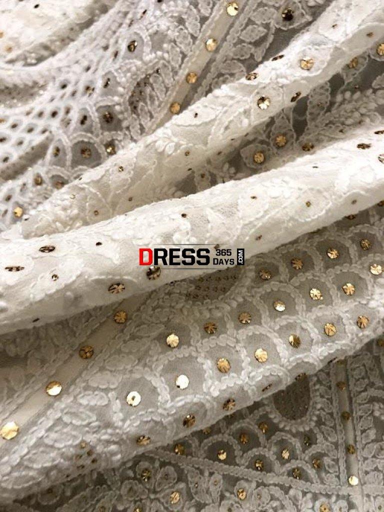 Lucknowi Chikankari Lehenga Skirt (Only Lehenga)