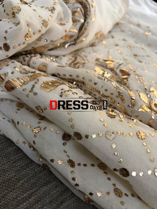 Mukaish Work Designer Suit Chikankari Suits