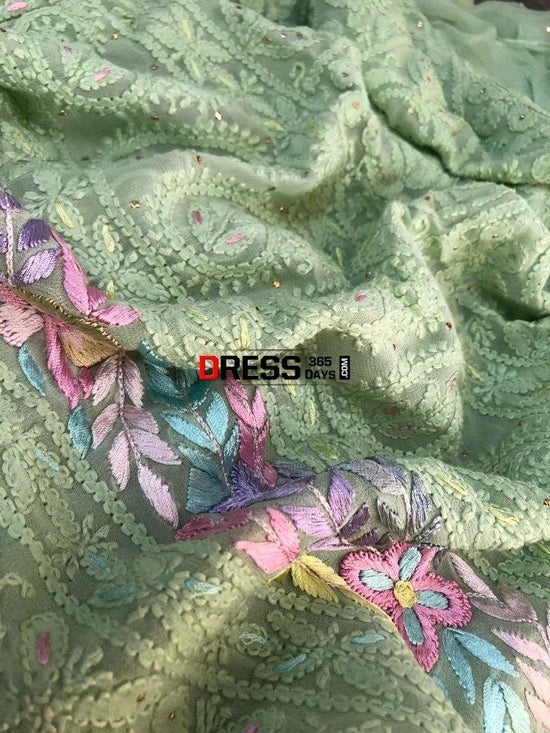 Parsi Daaman Chikankari Suit – Dress365days