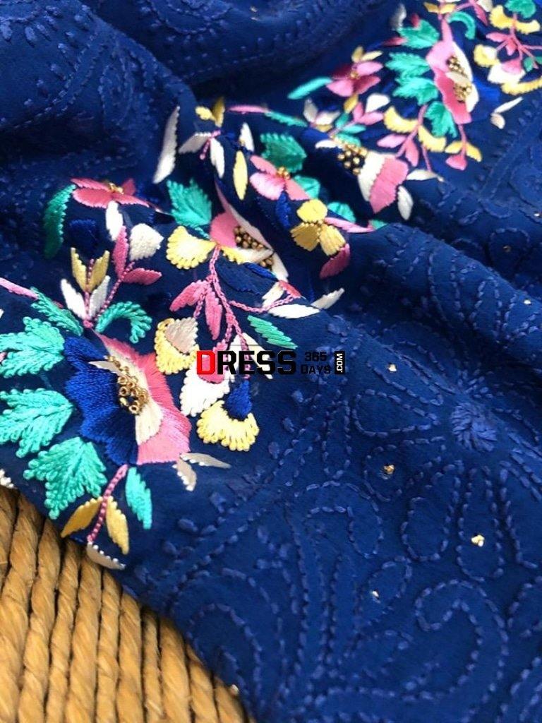 Parsi Gara Chikankari Suit Suits