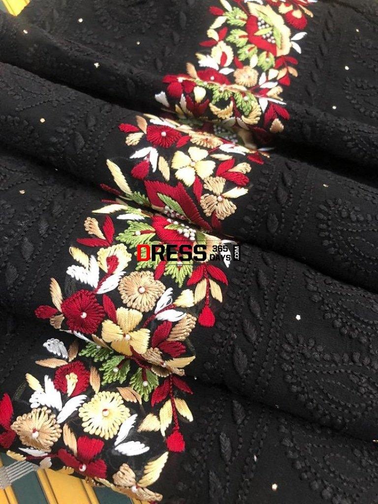 Parsi Gara Daaman Chikankari Suit Suits