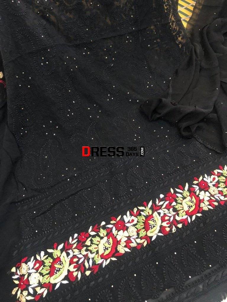 Parsi Gara Daaman Chikankari Suit Suits